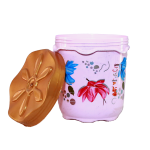 Flora Print Container (plastic ) 1.5 L .