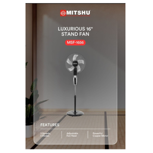 STAND FAN WITH TIMER  *(MSF-1655)