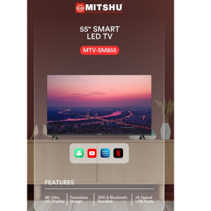 SMART LED TV 55"  (MTV-SM855 )