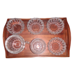 Glass bowl doyalex  L ( Buddha offerings item )